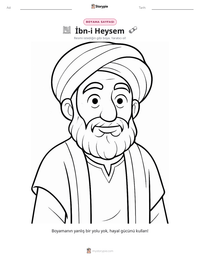 İbn-i Heysem yazdırılabilir çalışma sayfası önizlemesi