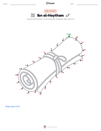 Ibn al-Haytham printable worksheet preview