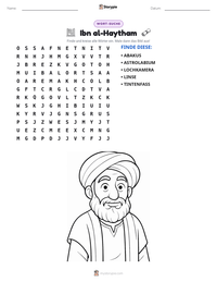 Ibn al-Haytham druckbare Arbeitsblatt Vorschau