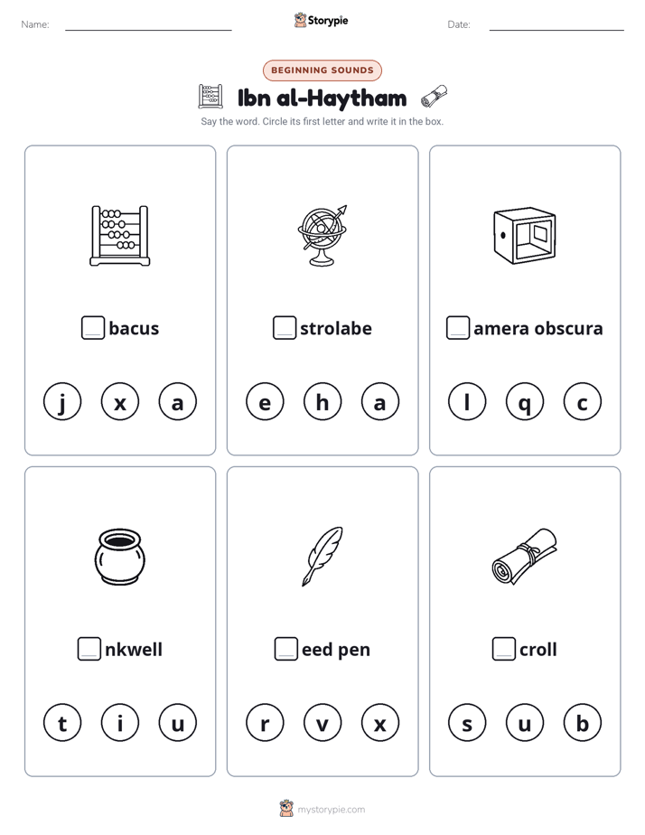 Beginning Sounds