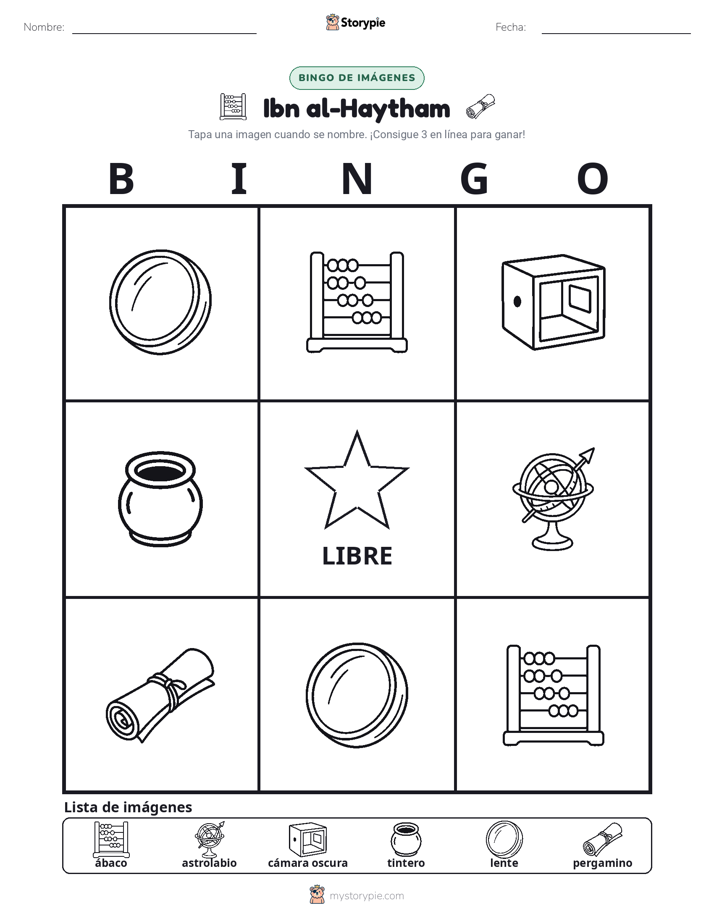 Bingo de Imágenes