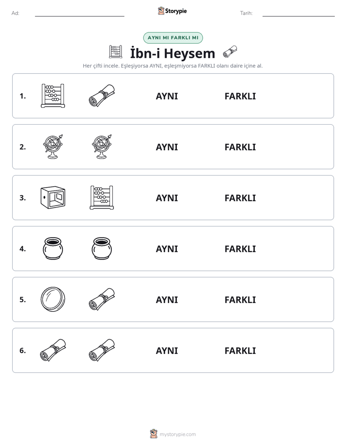 Aynı mı Farklı mı