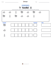 Sundial printable worksheet preview