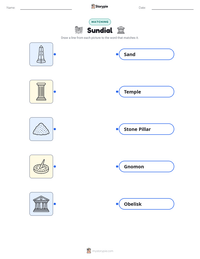 Sundial printable worksheet preview
