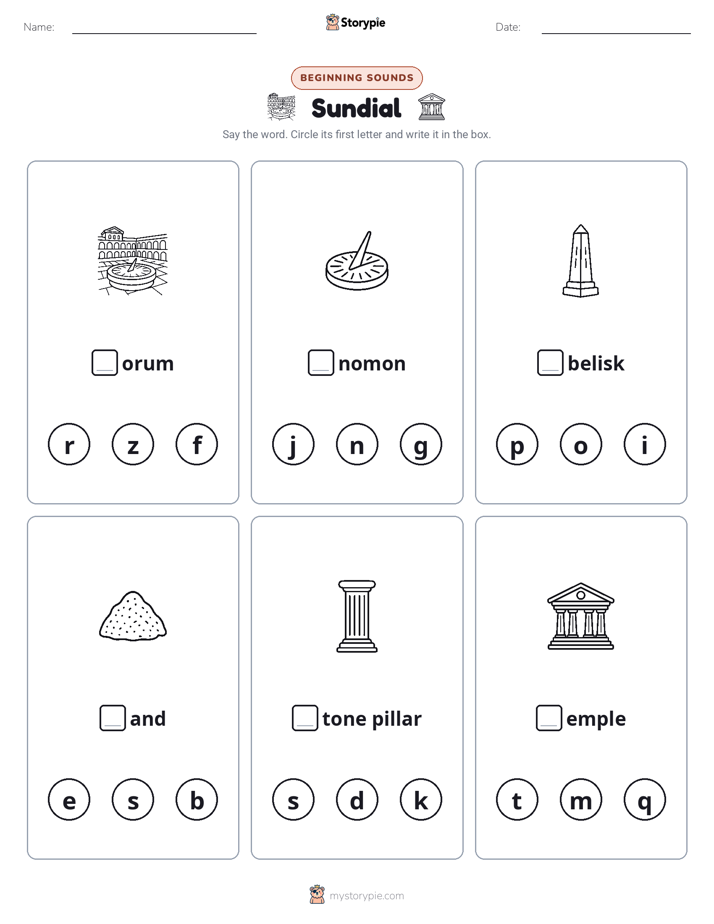 Beginning Sounds