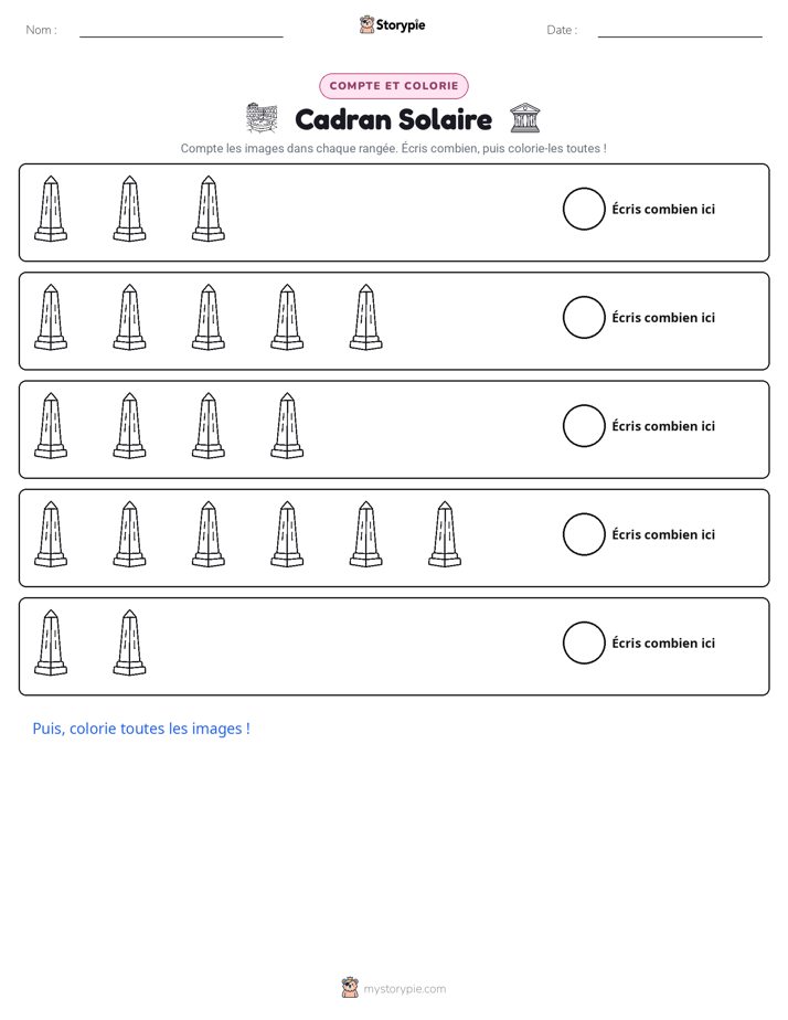 Compter & Colorier