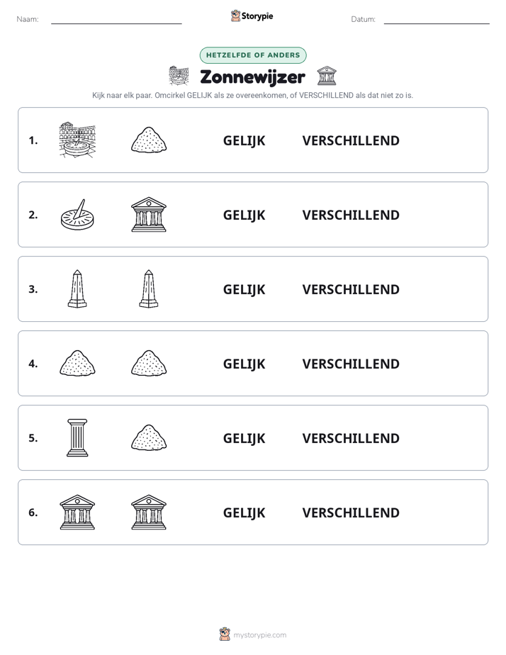 Zelfde of Verschillend