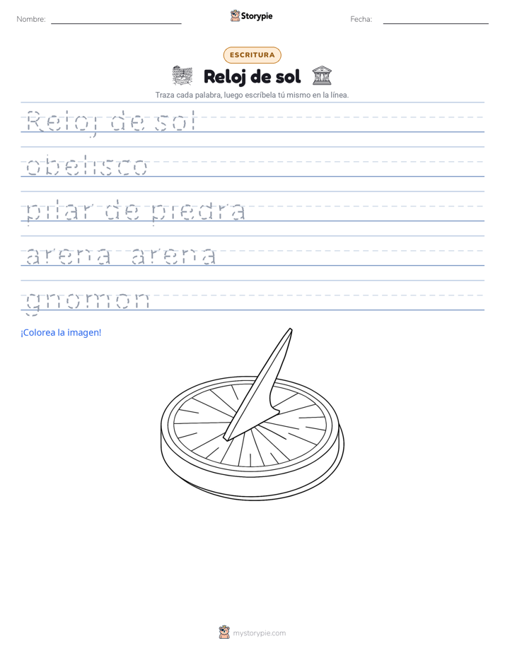 Práctica de Escritura