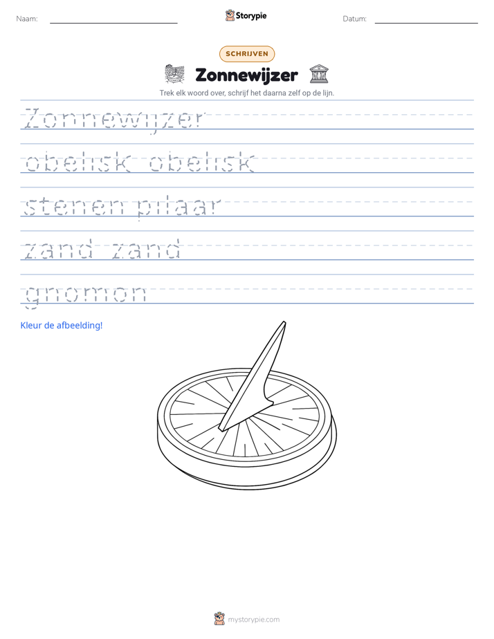 Schrijf Oefening