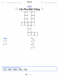 Xem trước tài liệu in sẵn Các Pha của Mặt Trăng