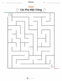 Xem trước tài liệu in sẵn Các Pha của Mặt Trăng