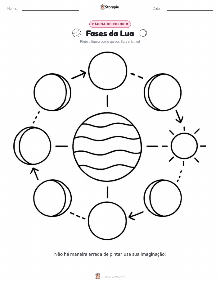 Página para colorir