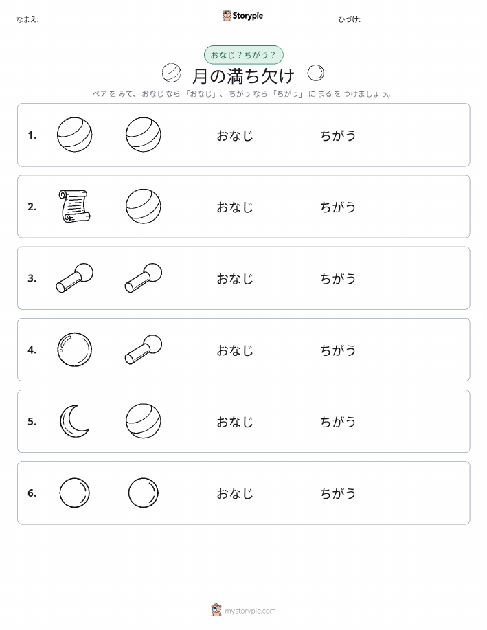同じか違うか
