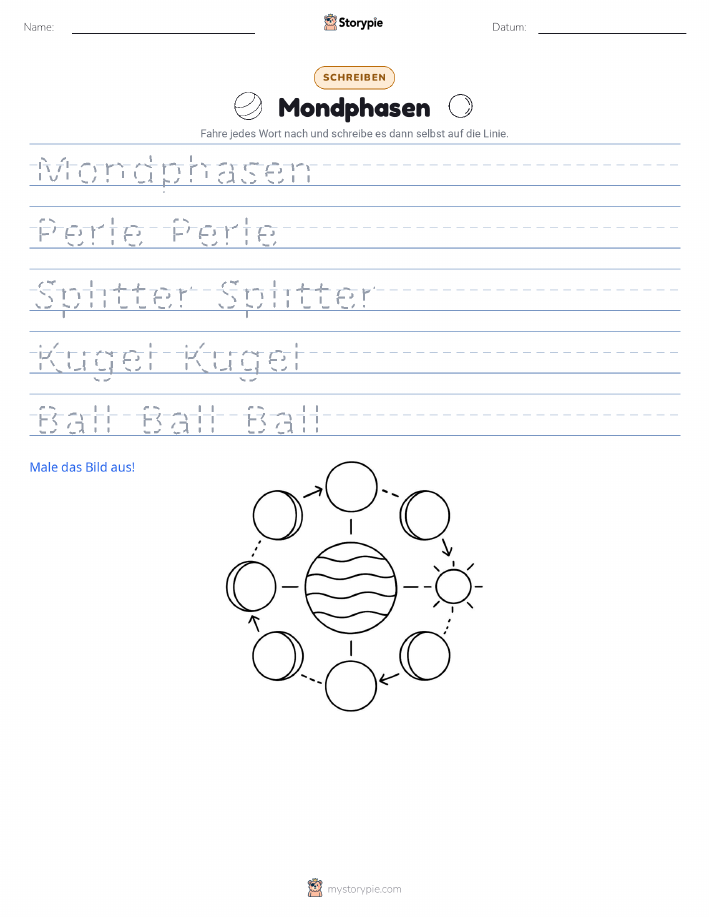 Schreibübung