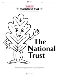 The National Trust printable worksheet preview