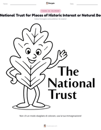 Anteprima della scheda stampabile di The National Trust for Places of Historic Interest or Natural Beauty