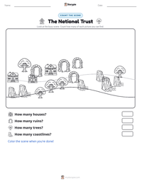 The National Trust printable worksheet preview
