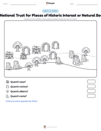 Anteprima della scheda stampabile di The National Trust for Places of Historic Interest or Natural Beauty