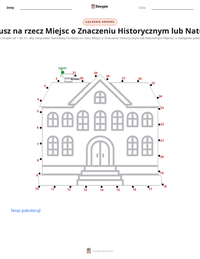 Podgląd drukowalnego arkusza ćwiczeń Narodowy Fundusz na rzecz Miejsc o Znaczeniu Historycznym lub Naturalnym Pięknie