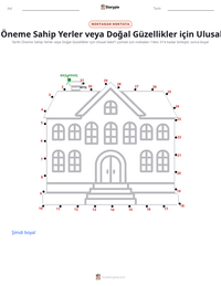 Tarihi Öneme Sahip Yerler veya Doğal Güzellikler için Ulusal Vakıf yazdırılabilir çalışma sayfası önizlemesi