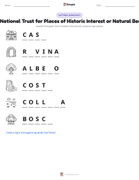Anteprima della scheda stampabile di The National Trust for Places of Historic Interest or Natural Beauty