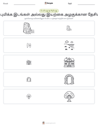வரலாற்று சிறப்புமிக்க இடங்கள் அல்லது இயற்கை அழகுக்கான தேசிய அறக்கட்டளை அச்சிடக்கூடிய வேலைப்பதிவின் முன்னோட்டம்