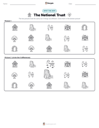 The National Trust printable worksheet preview