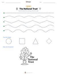 The National Trust printable worksheet preview