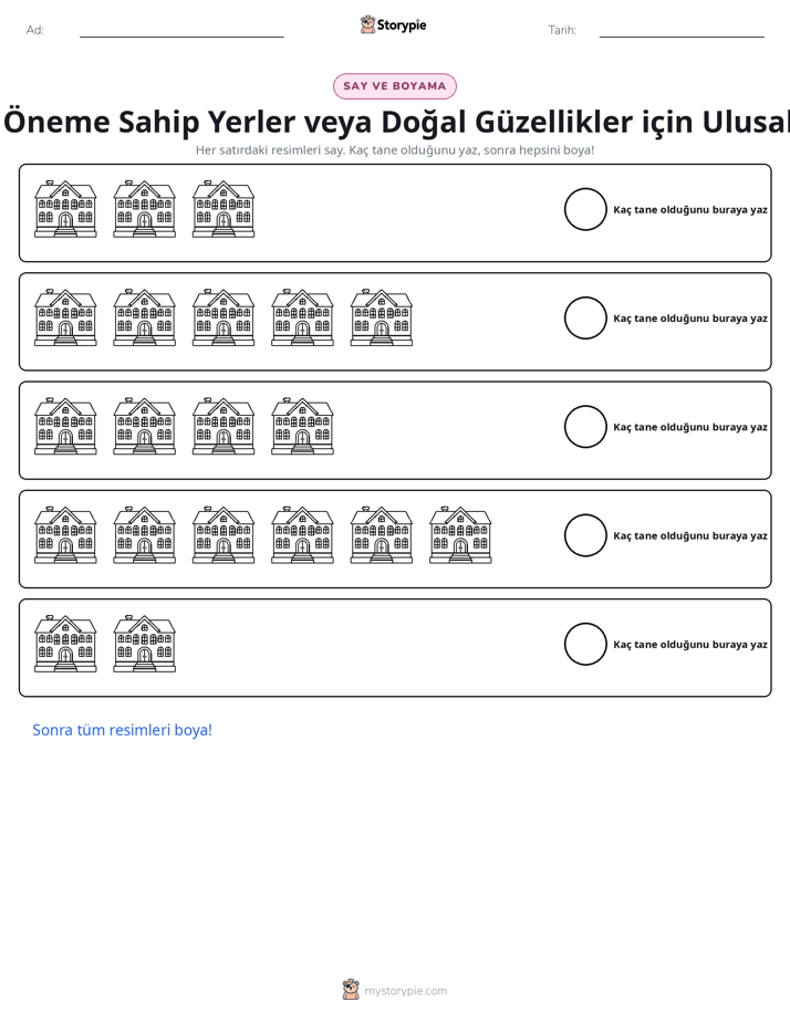Say & Renklendir