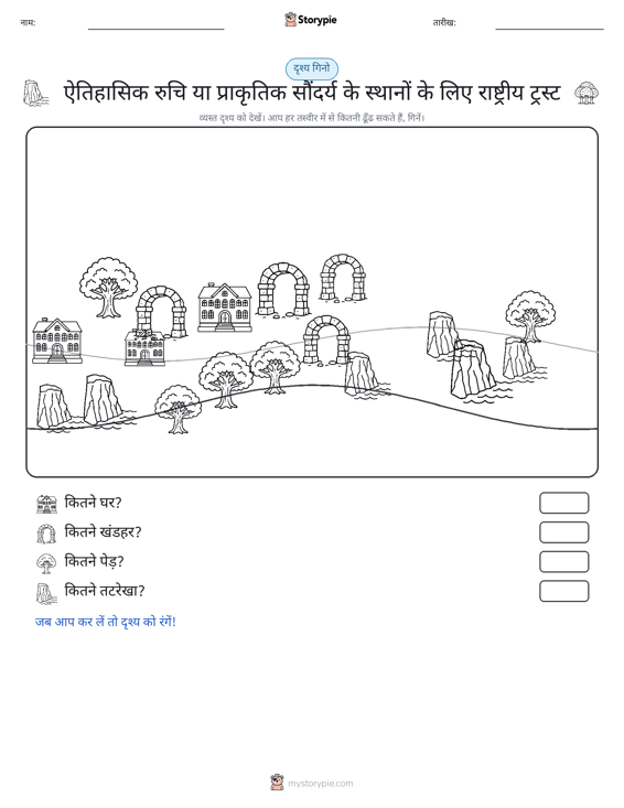 गिनती दृश्य