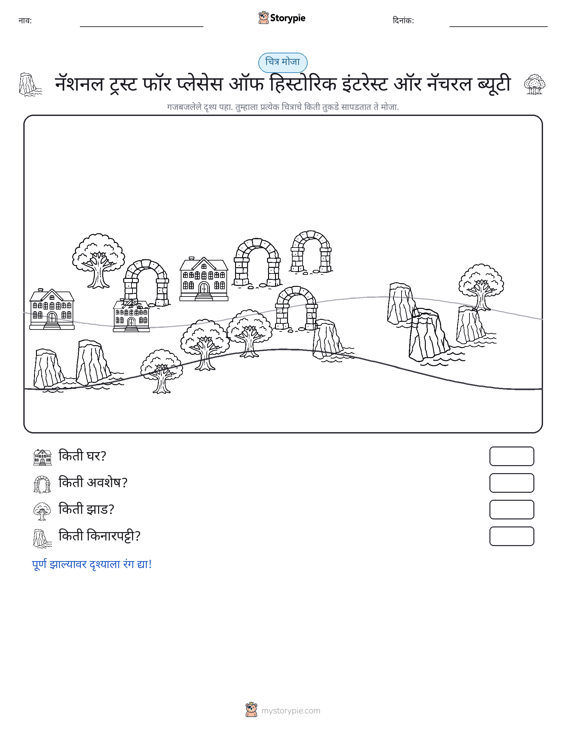 गणना दृश्य
