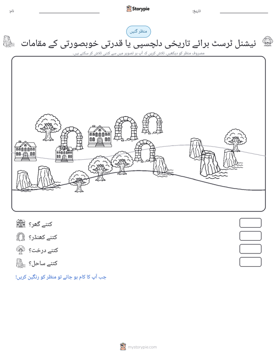 گنتی کا منظر