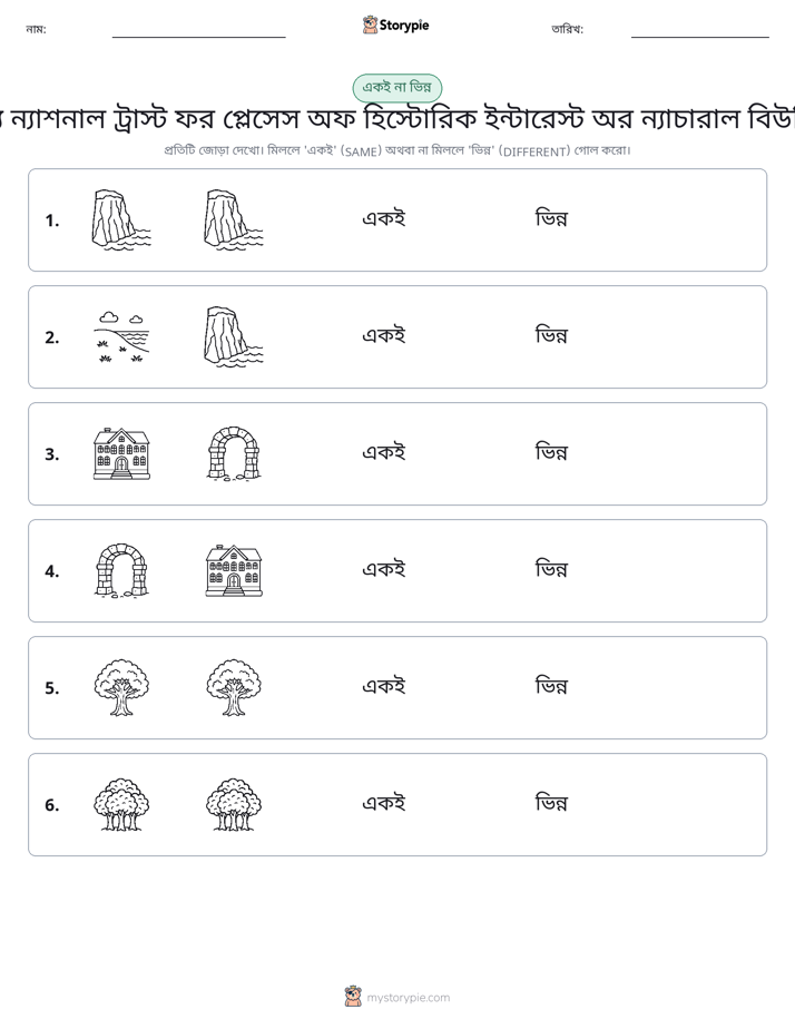 একই বা ভিন্ন