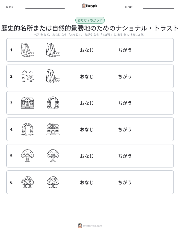 同じか違うか