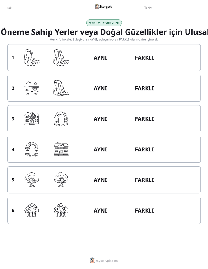 Aynı mı Farklı mı