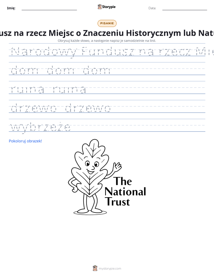 Ćwiczenie Pisania