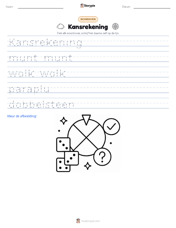 Schrijf Oefening