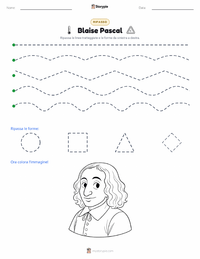 Anteprima della scheda stampabile di Blaise Pascal