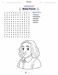 Aperçu de la feuille de travail imprimable Blaise Pascal