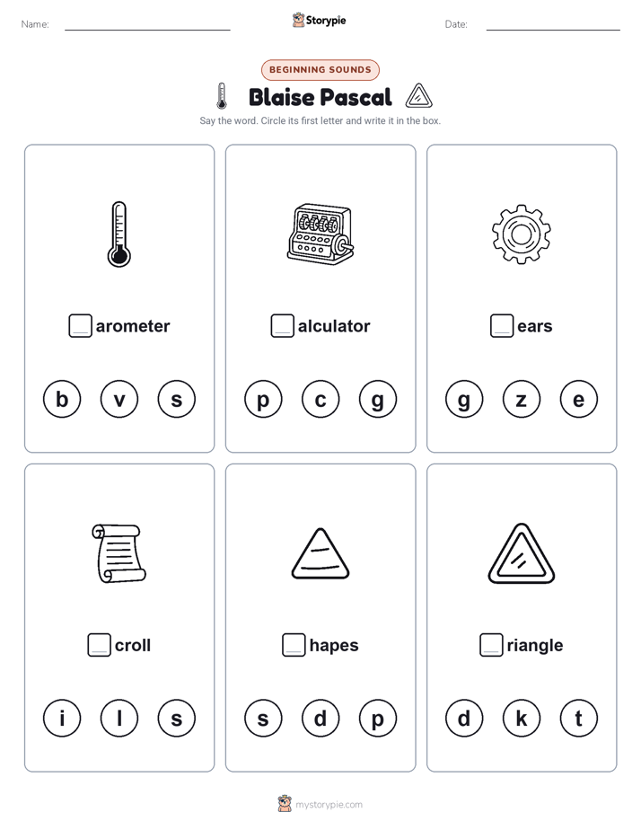 Beginning Sounds