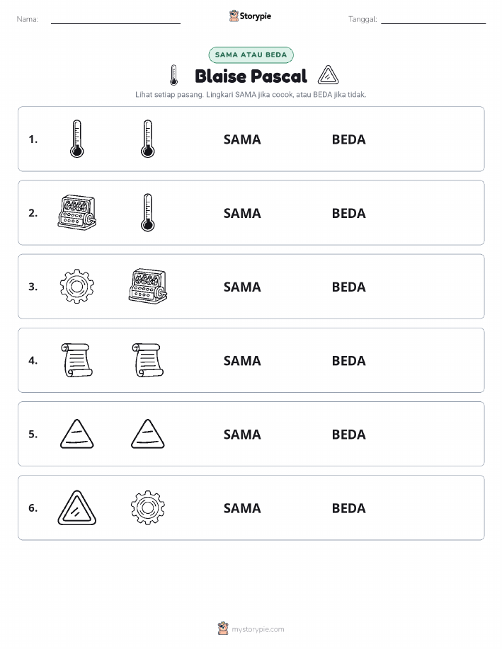 Sama atau Berbeda