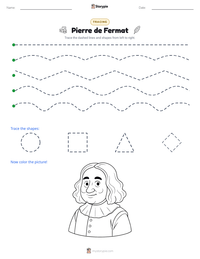 Pierre de Fermat printable worksheet preview