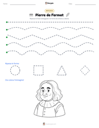 Anteprima della scheda stampabile di Pierre de Fermat