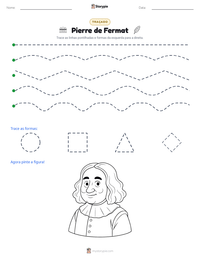 Prévia da folha de atividades imprimível Pierre de Fermat