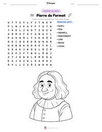 Aperçu de la feuille de travail imprimable Pierre de Fermat