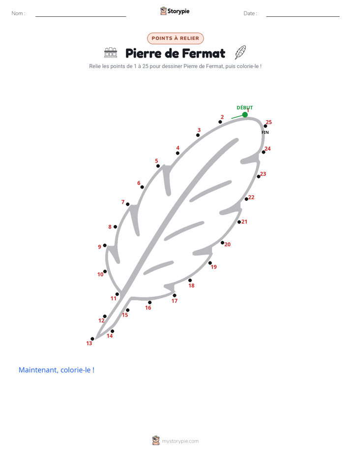 Relie les points