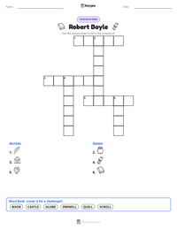 Robert Boyle printable worksheet preview