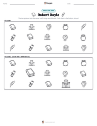 Robert Boyle printable worksheet preview