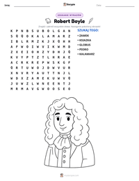 Podgląd drukowalnego arkusza ćwiczeń Robert Boyle