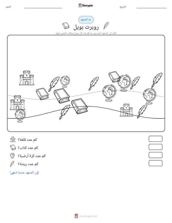 مشهد العد